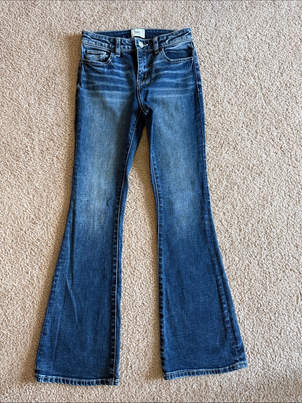 BKE Dark Blue Flare Jeans
